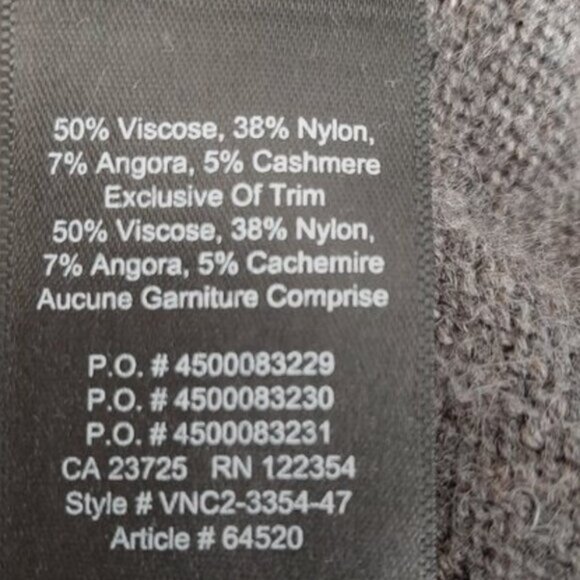 AZURE SKIES / Aritzia Lenox Sweater Cardigan Relaxed Fit Grey Sz XXS - Picture 13 of 15